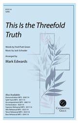 This Is the Threefold Truth SATB choral sheet music cover